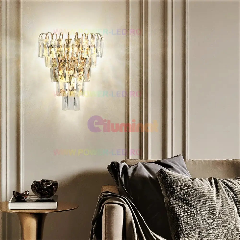 Aplica Perete Cristal May Aurie Wall Light Fixtures