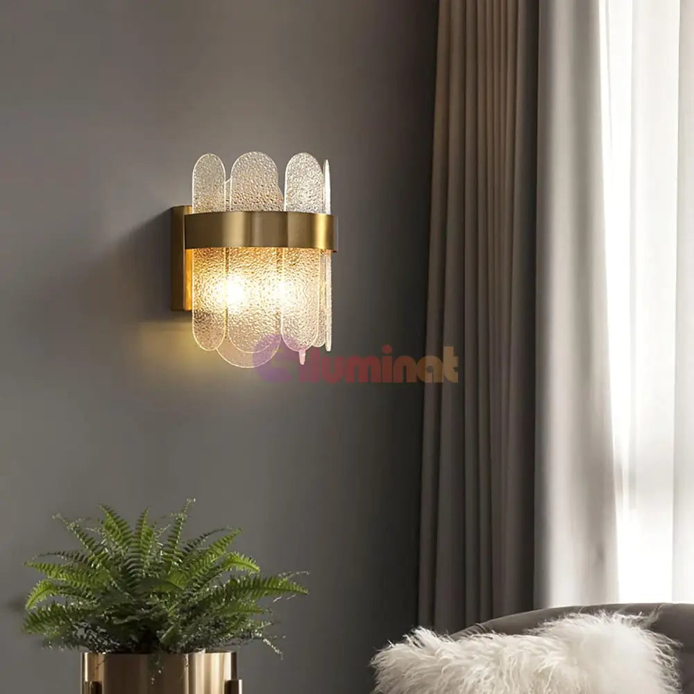 Aplica Perete Cristal Queen Gold Wall Light Fixtures