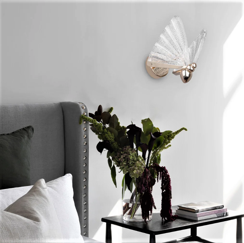 Aplica Led 12W Butterfly Silver Wall Light Fixtures