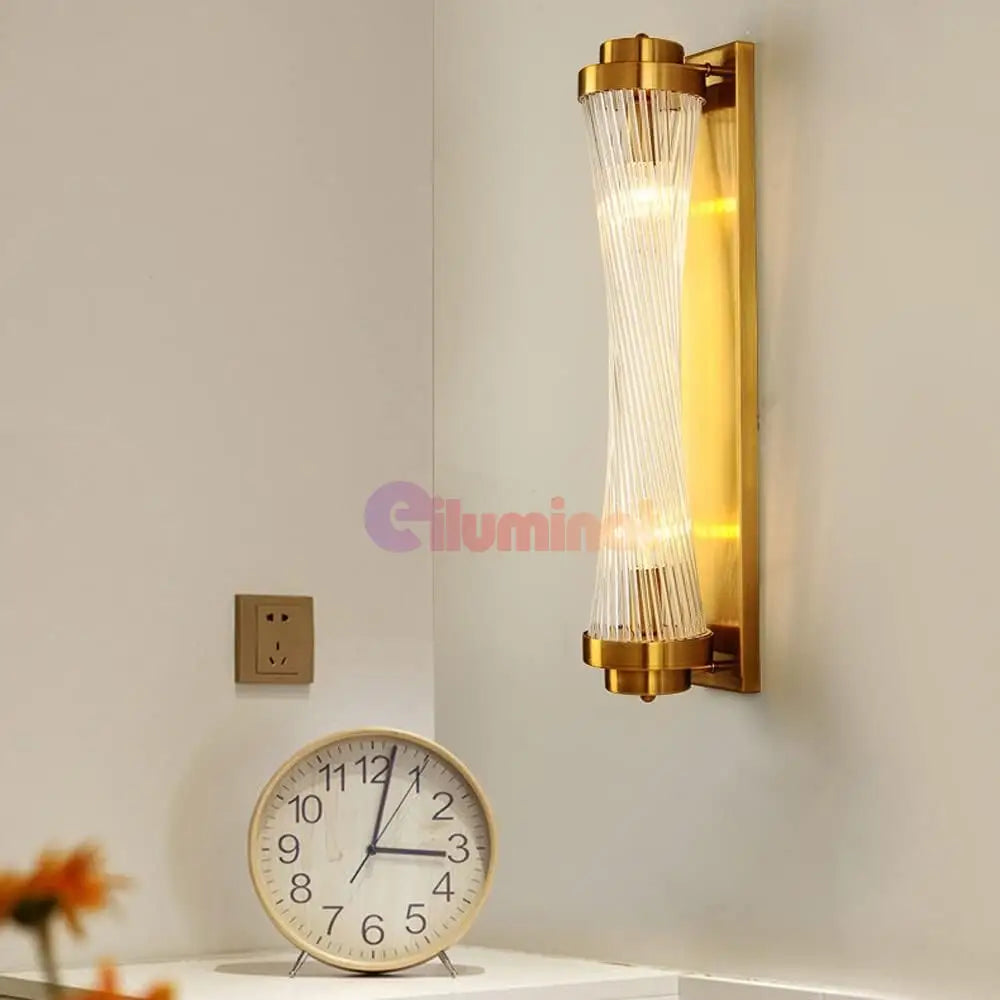 Aplica Perete Luxury Glass Gold Reglabila AURIE / CRISTAL / APLICA PERETE Wall Light Fixtures