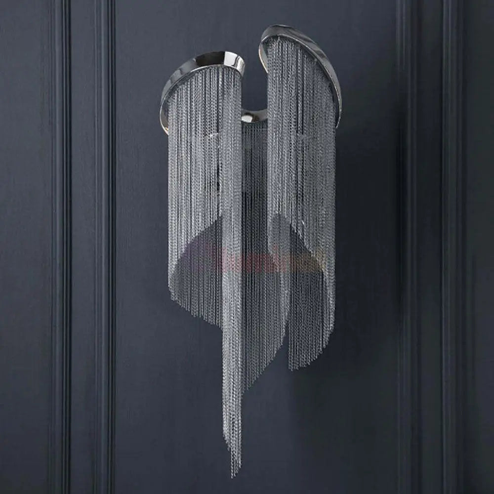 Aplica Perete Silver Chains Deluxe 2xE14 MINIMALIST DESIGN / CHROME / APLICA PERETE Lighting