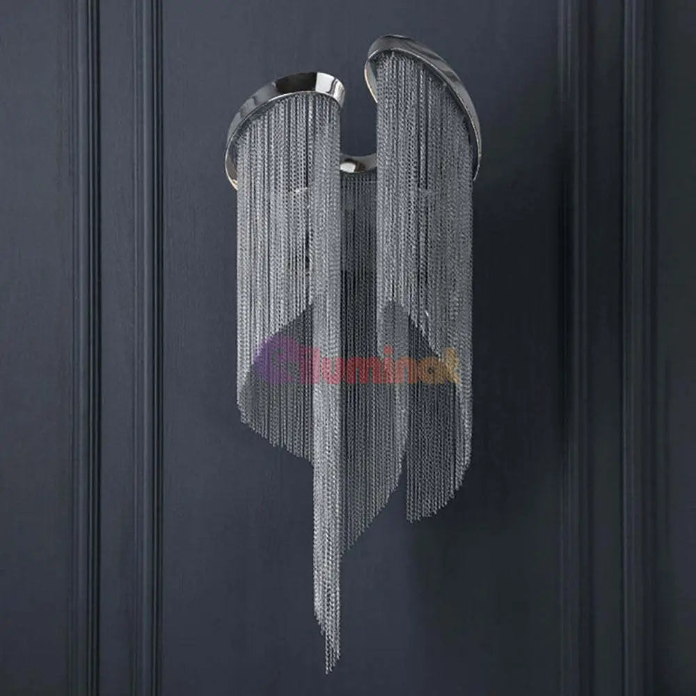 Aplica Perete Silver Chains Deluxe 2xE14 MINIMALIST DESIGN / CHROME / APLICA PERETE Lighting