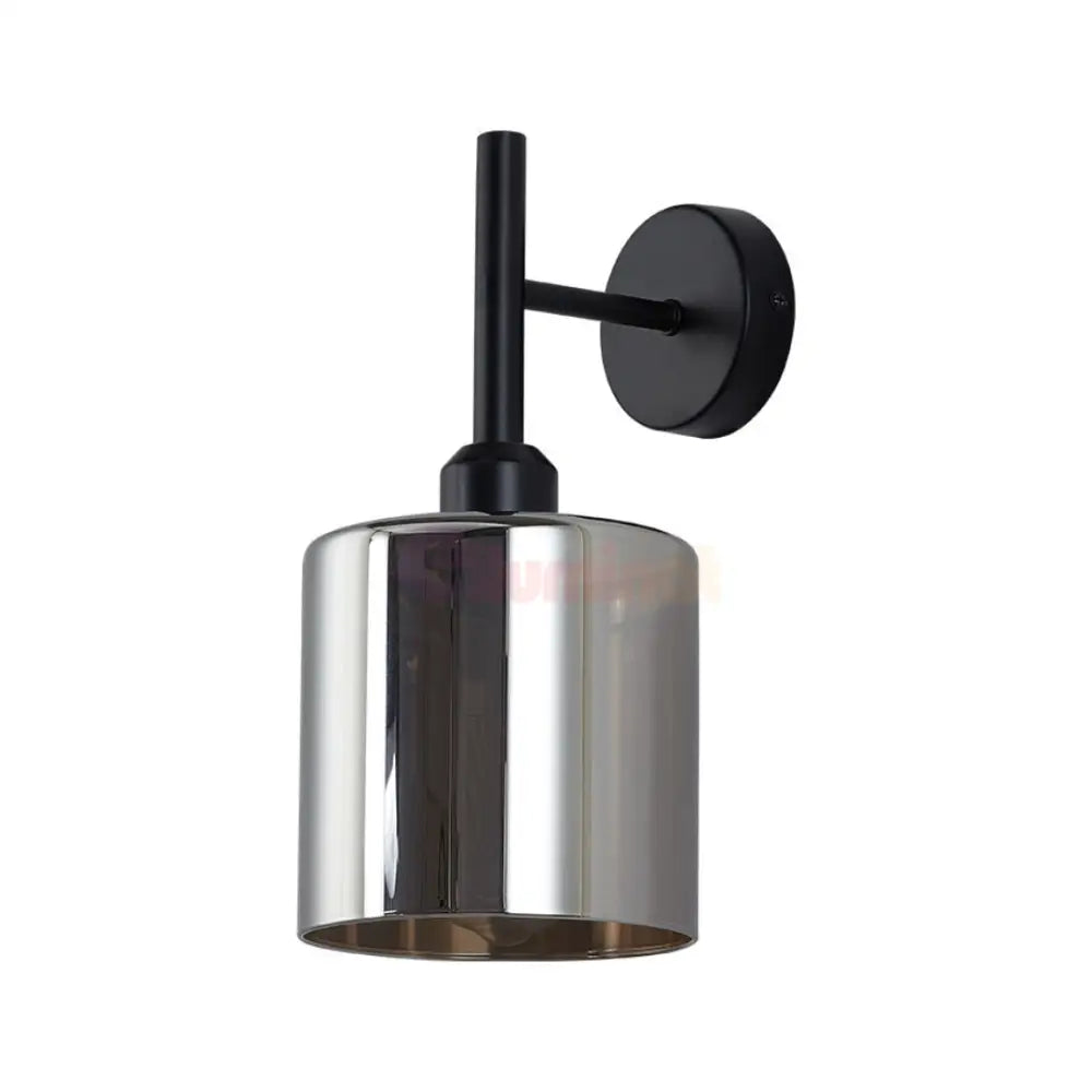 Aplica Perete 1xE27 Smokey NEAGRA / APLICA PERETE / MINIMALIST DESIGN Wall Light Fixtures