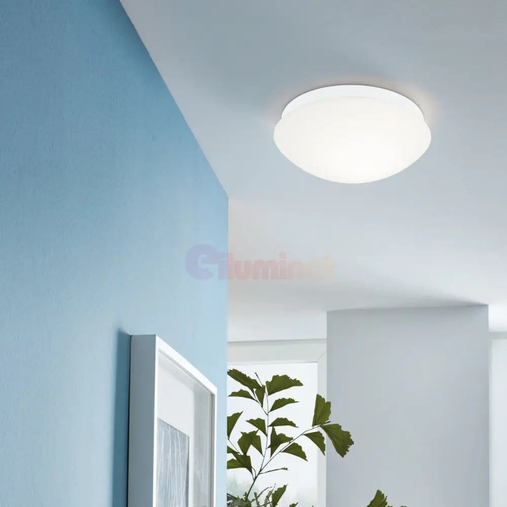 Aplica/Plafonieră BARI-M IP44 White 27.5CM Round EGLO led ceiling light