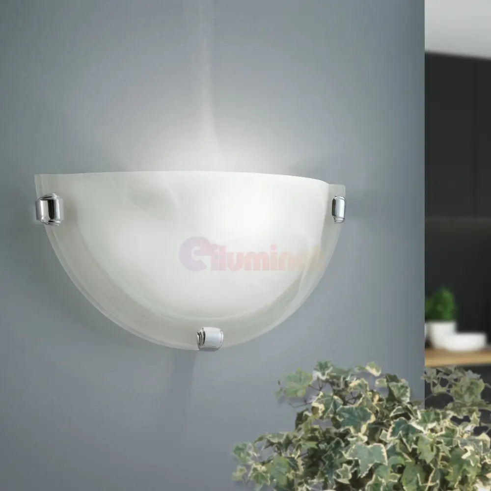 Aplica SALOME White & Silver 30CM APLICA PERETE / 30CM led ceiling light