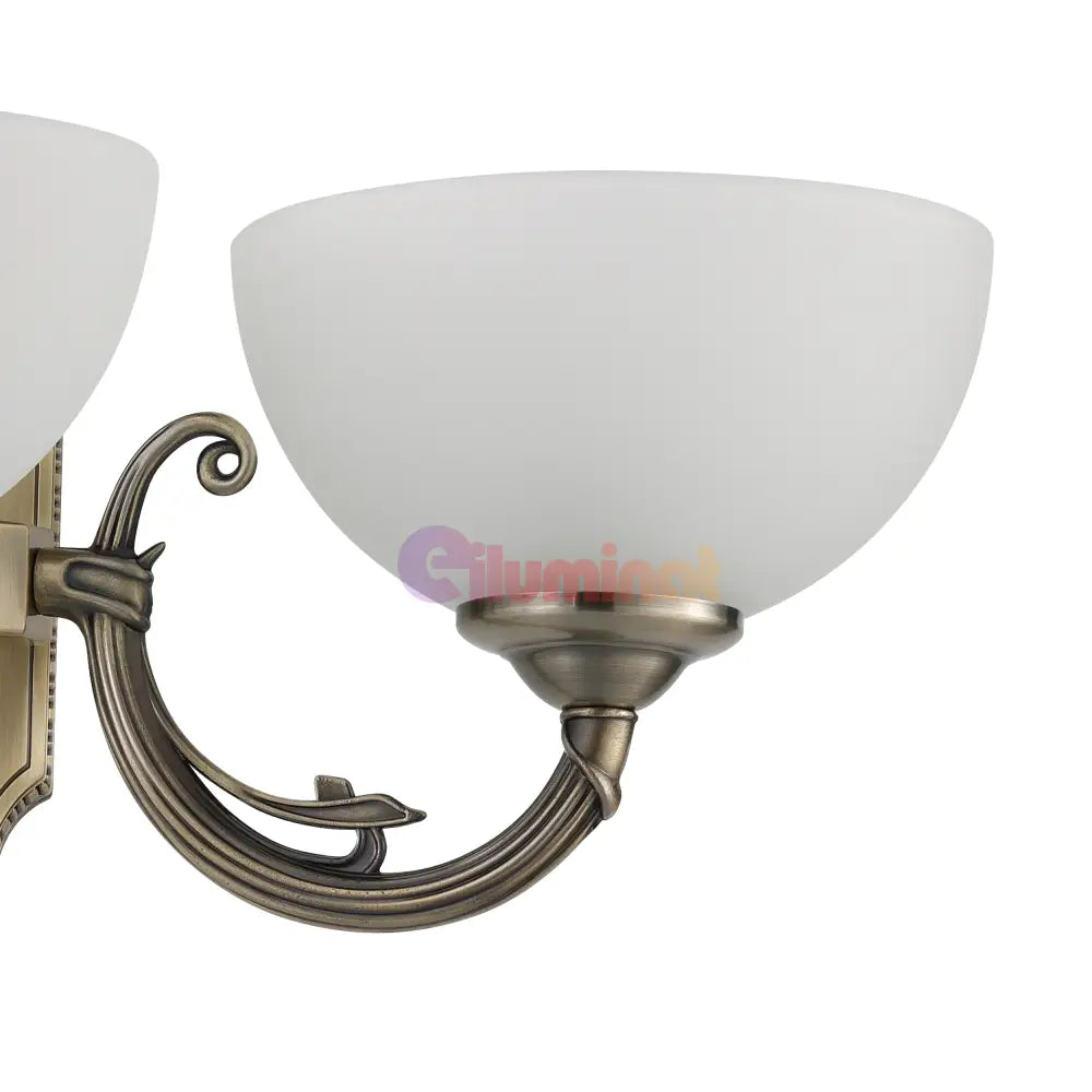 Aplica Vintage SAVOY Bronze 41CM APLICA PERETE / 41CM led ceiling light