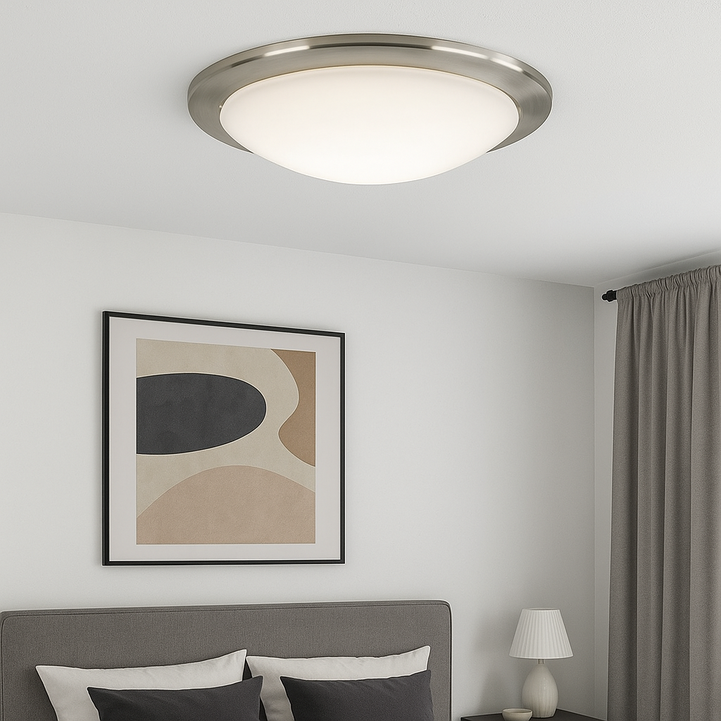 Plafoniera PLANET Silver Rotunda 29CM APLICA PERETE / TAVAN / 25CM led ceiling light