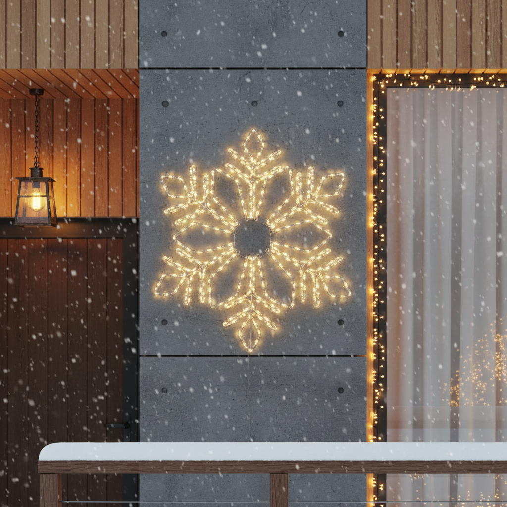 Fulg de Nea Decorativ LED Starfell 60x60cm IP44