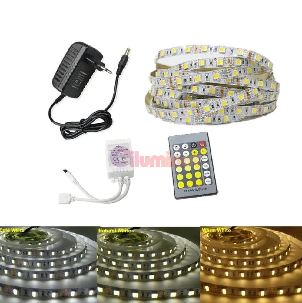 Banda Led 5025 Cct 120 Smd-Ml Interior 3 Functii - Rola 5 Metri Strips