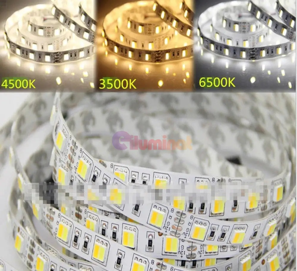 Banda Led 5025 Cct 120 Smd-Ml Interior 3 Functii - Rola 5 Metri Strips