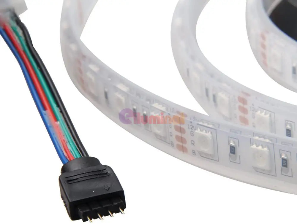 Banda Led 5050 Rgb 60 Smd-Ml Ip68 Submersibila - Rola 5 Metri Strips