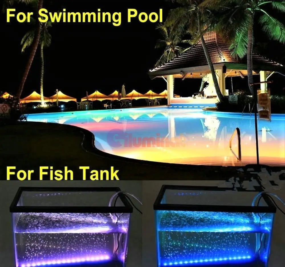 Banda Led 5050 Rgb 60 Smd-Ml Ip68 Submersibila - Rola 5 Metri Strips