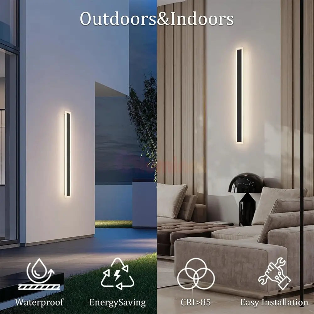 Bara Luminoasa LED Exterior IP65 220V Wall Light Fixtures