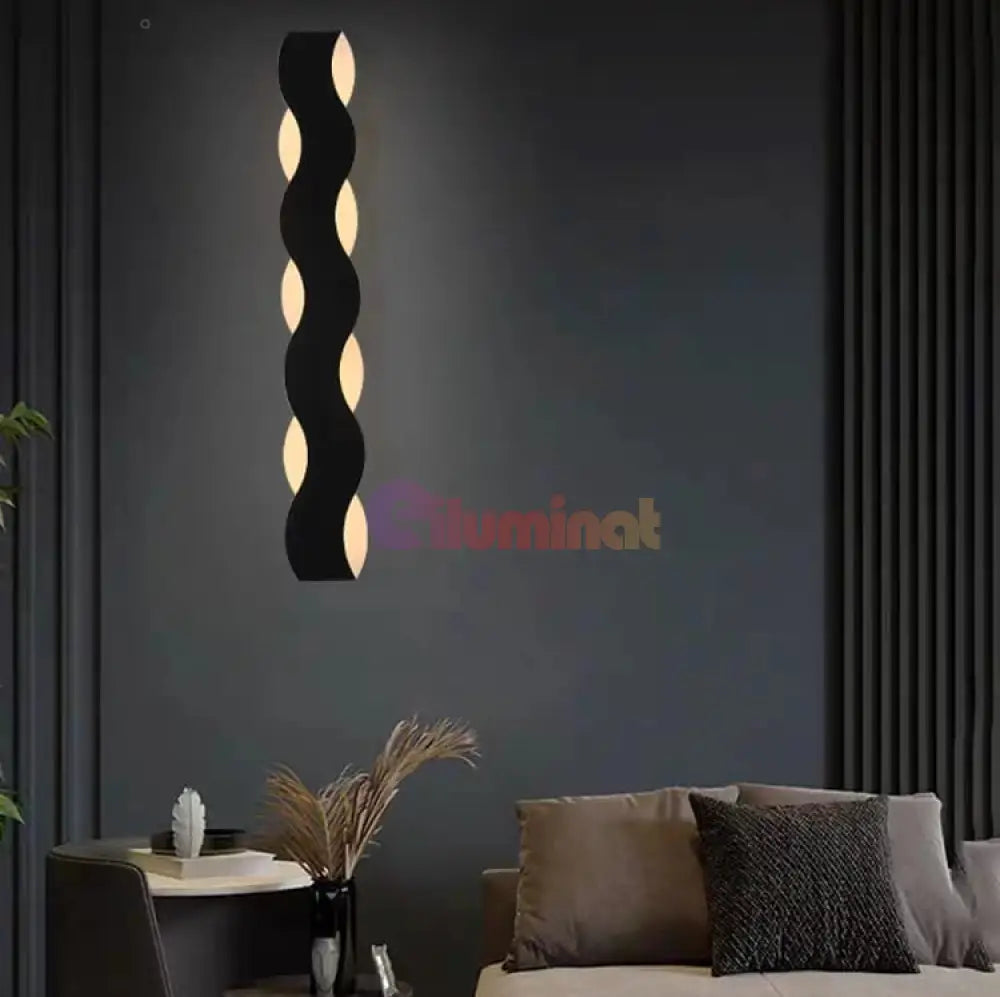 Bara Luminoasa Led Exterior Nordic Style Spiral Ip65 220V Wall Light Fixtures