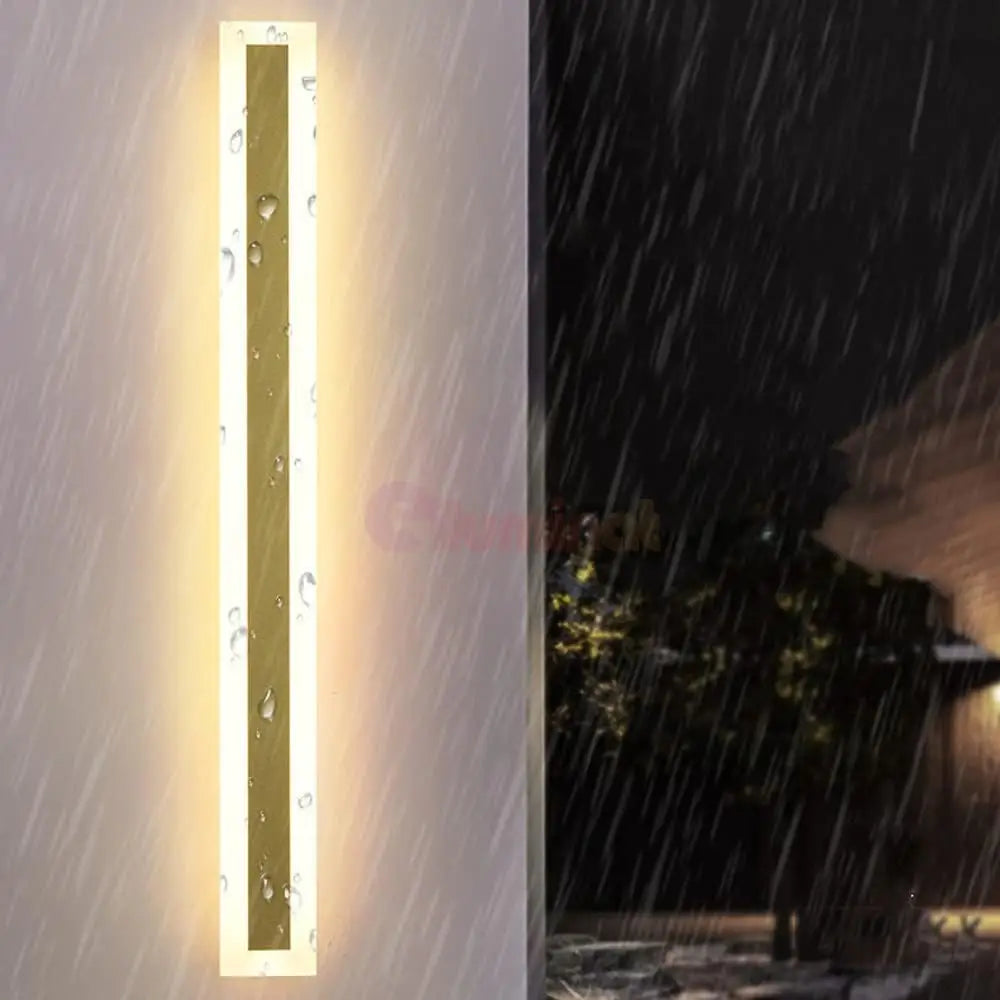 Bara Luminoasa Led Golden Exterior Ip65 220V Wall Light Fixtures