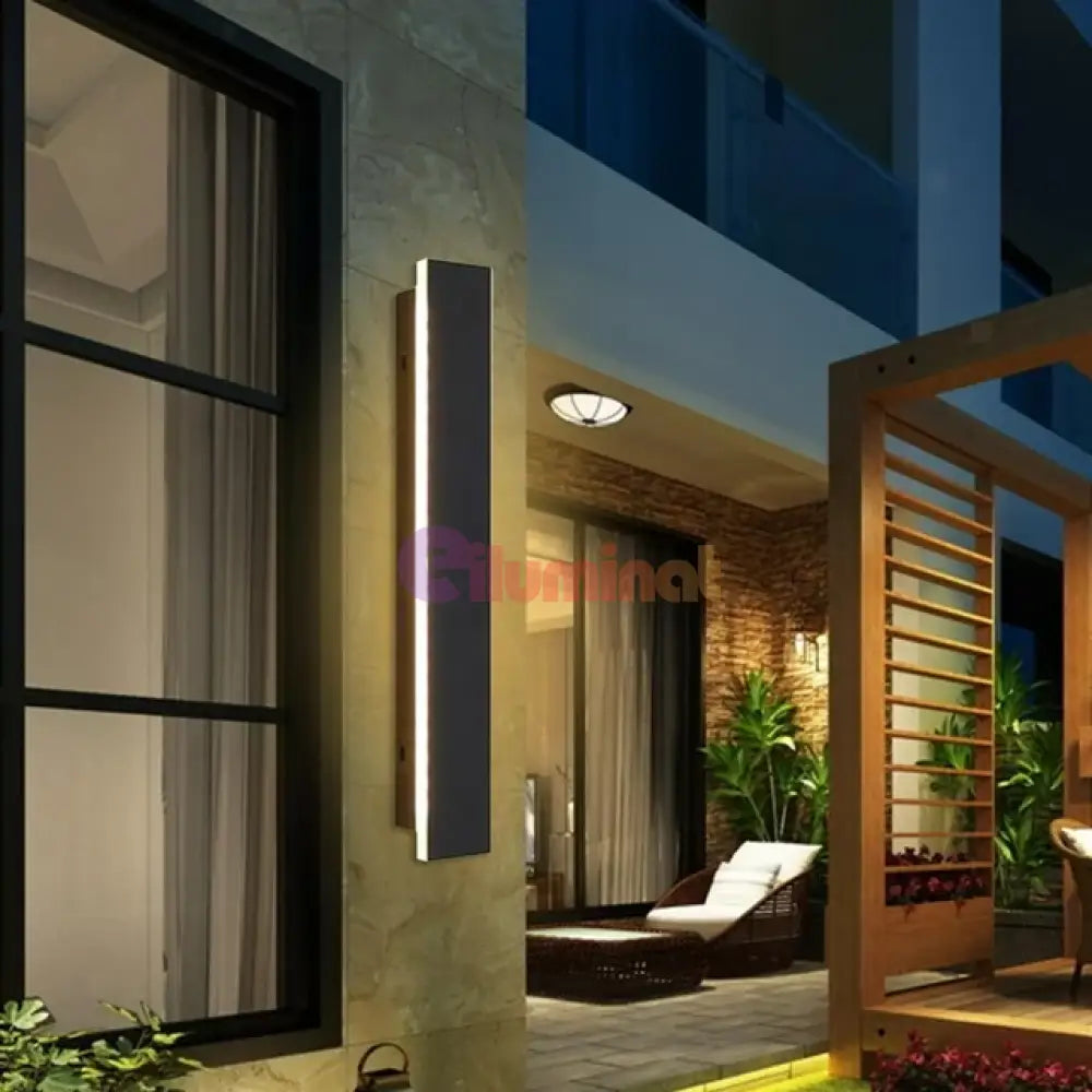 Bara Luminoasa Led Slim Exterior Ip65 220V Wall Light Fixtures
