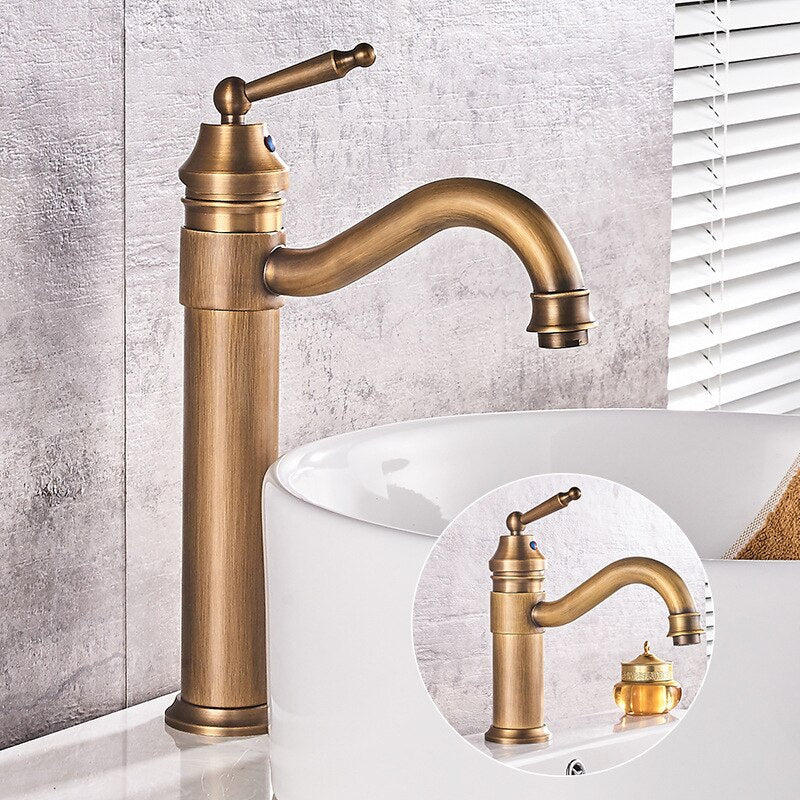 Baterie Lavoar Medie Bronz Antichizat 1724D Sink Faucet