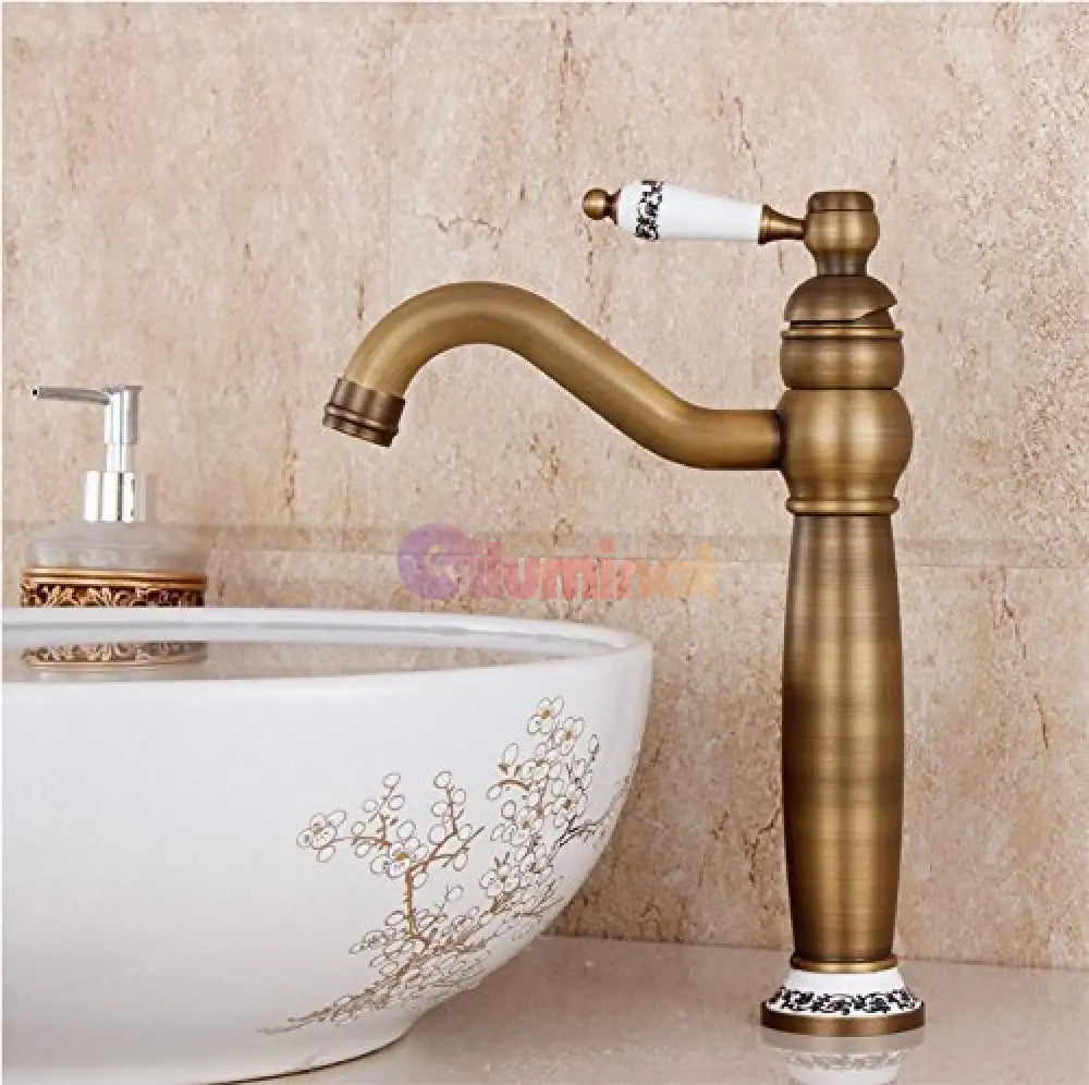 Baterie Lavoar Inalta Bronz Antichizat 1761 Sink Battery