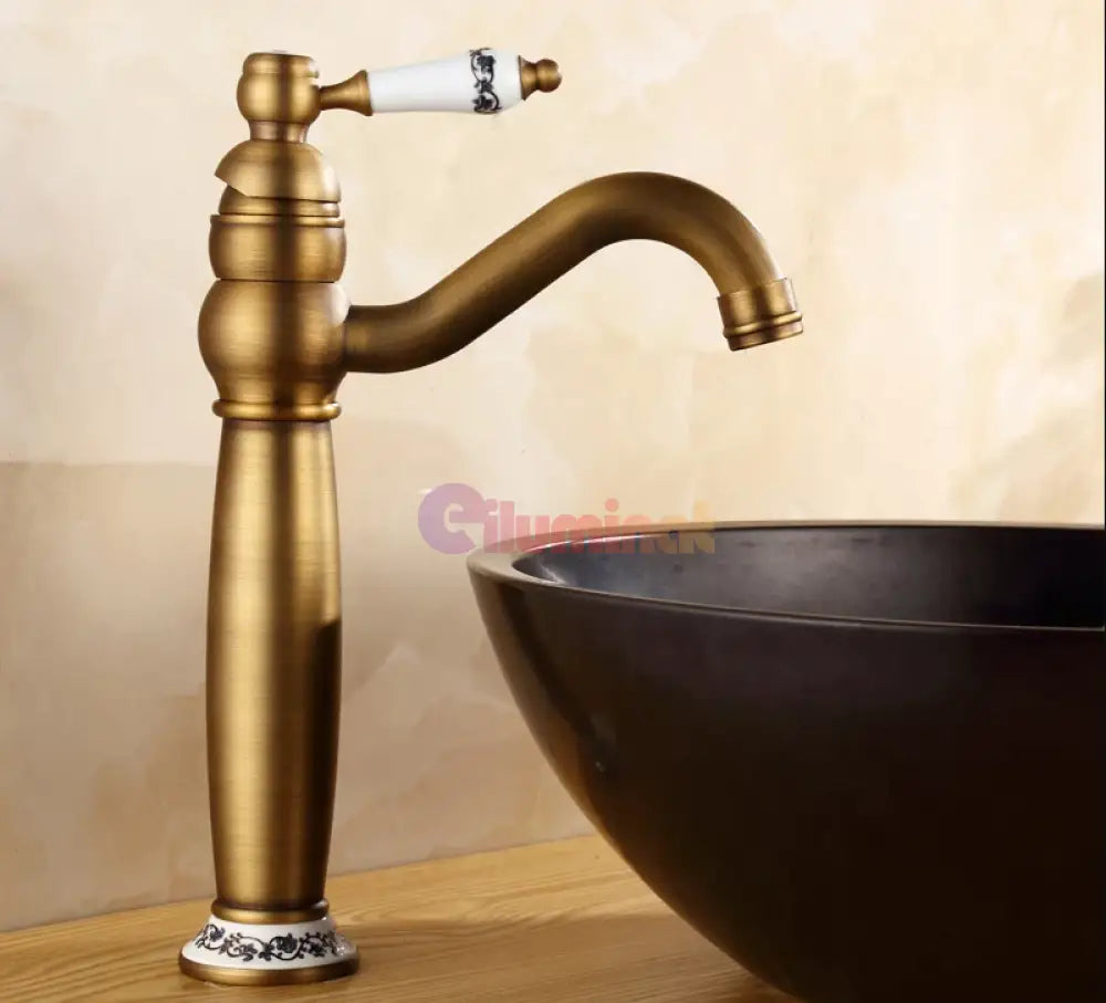 Baterie Lavoar Inalta Bronz Antichizat 1761 Sink Battery