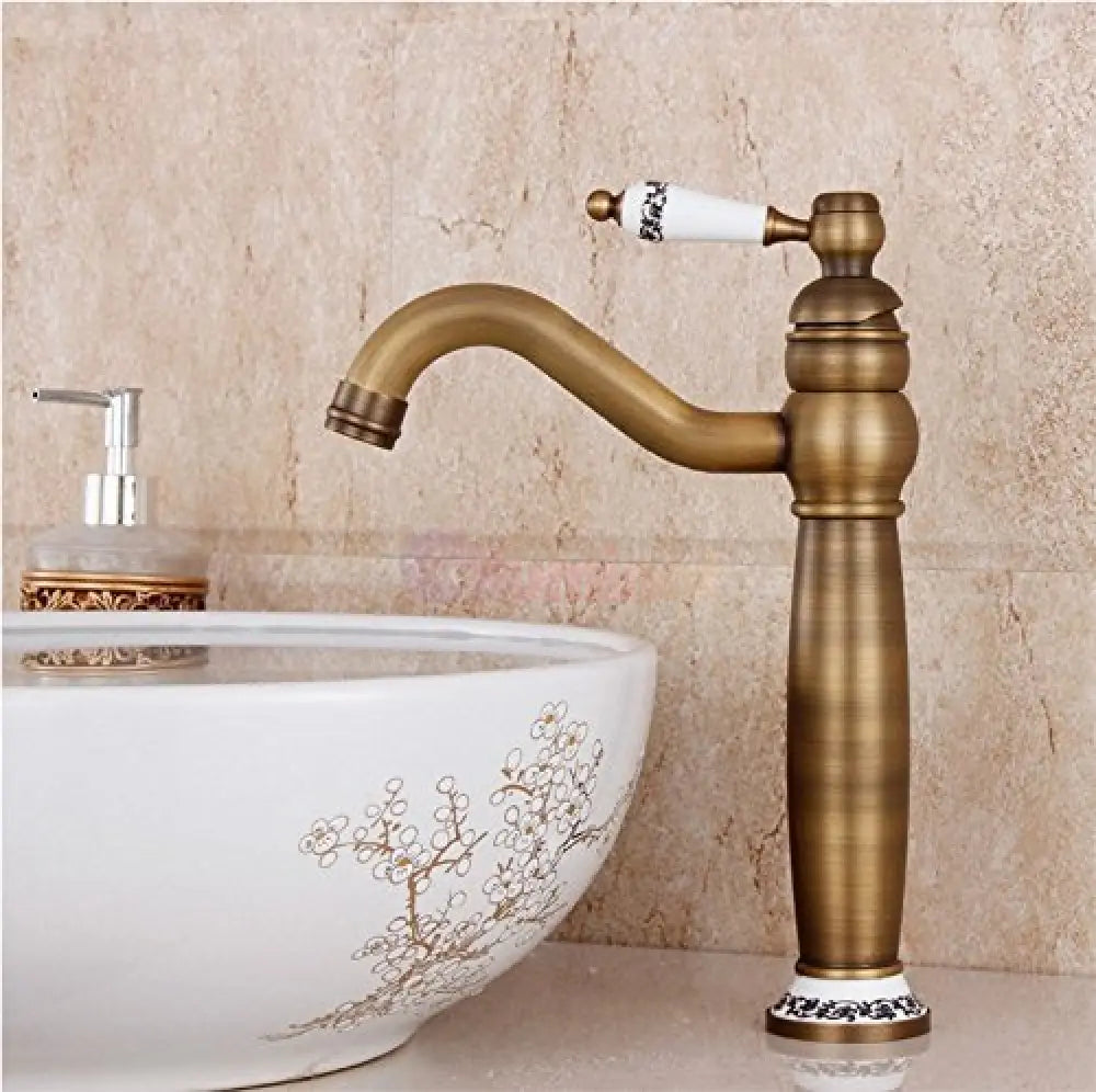 Baterie Lavoar Inalta Bronz Antichizat 1761 Sink Battery