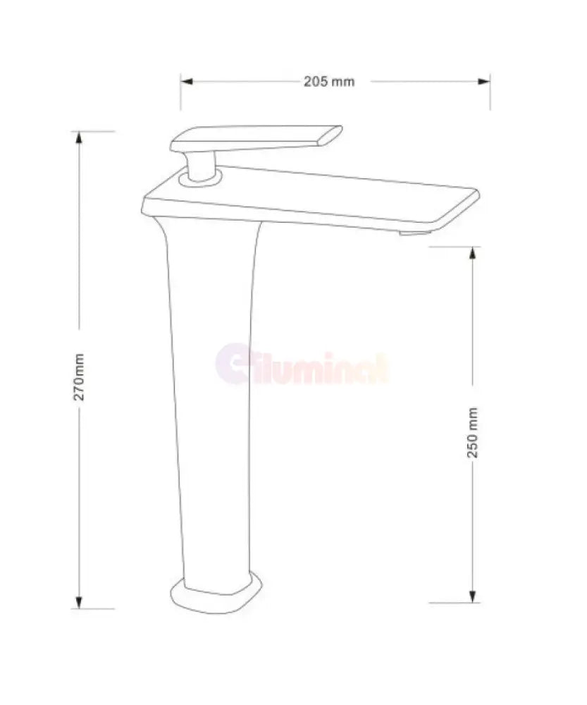 Baterie Lavoar Inalta Luxury Line Golden White 004 Sink Battery