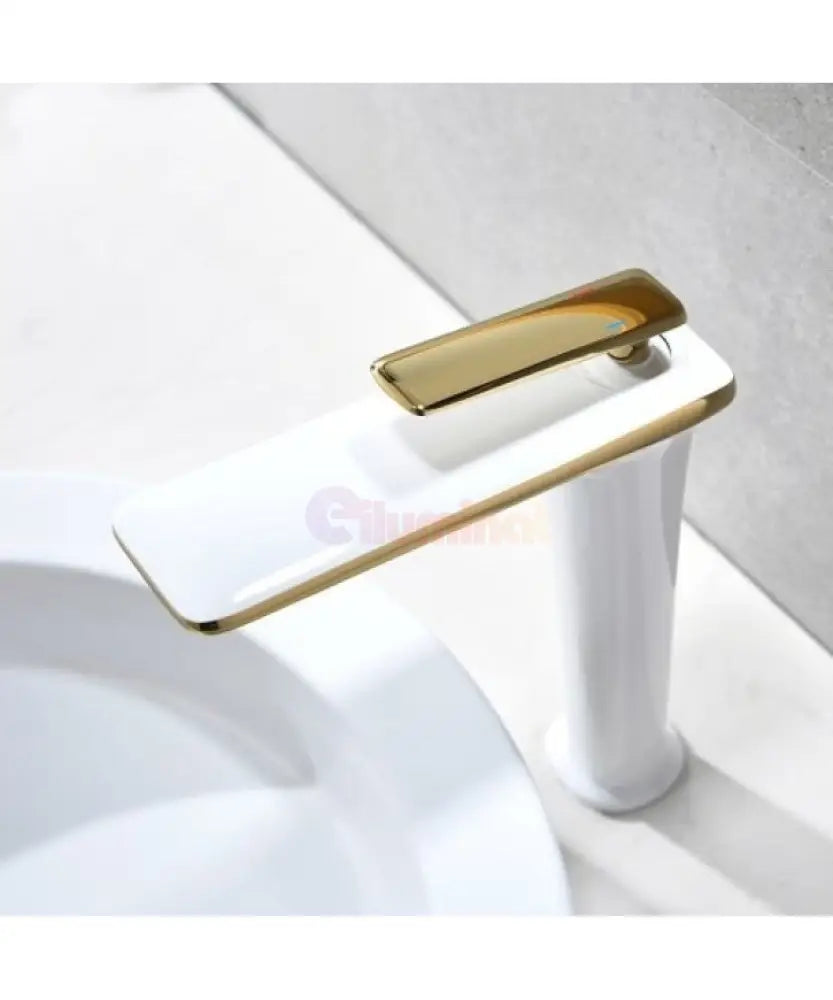 Baterie Lavoar Inalta Luxury Line Golden White 004 Sink Battery