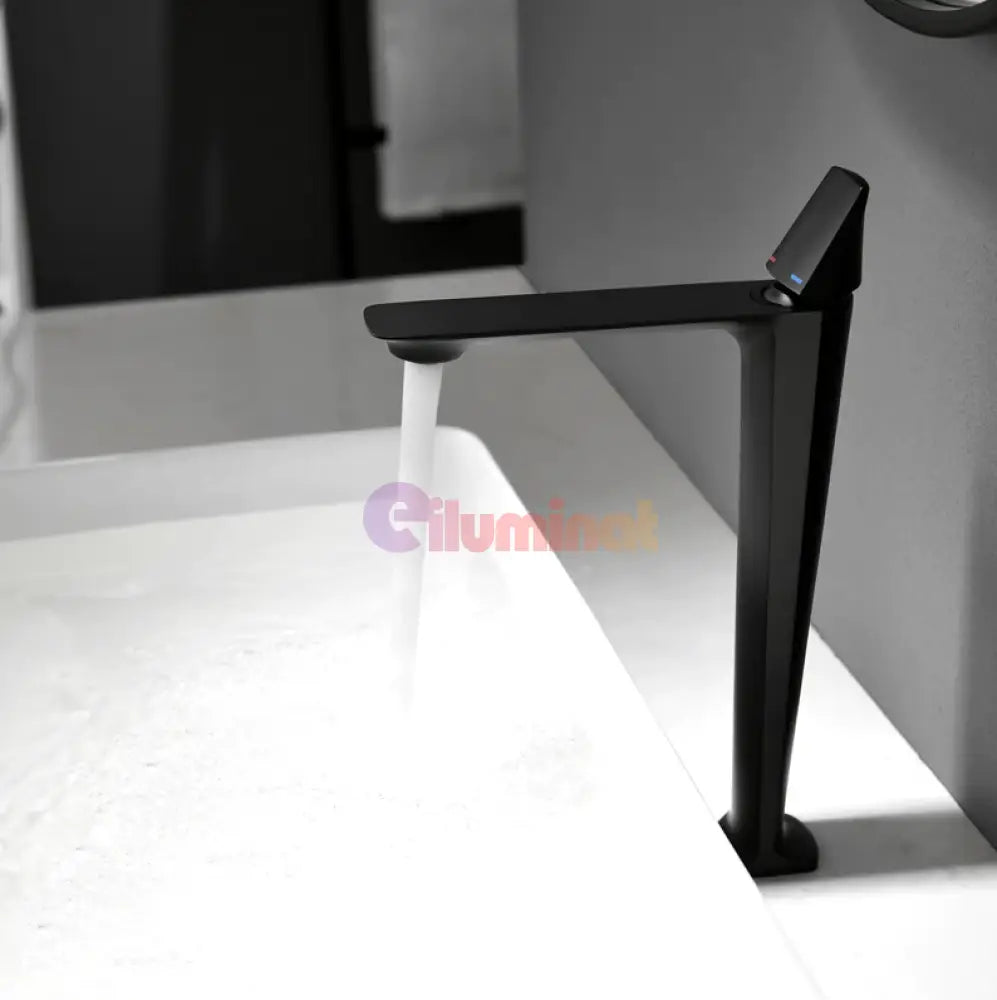 Baterie Lavoar Inalta Modern Line Black Tower 007 Sink Faucet