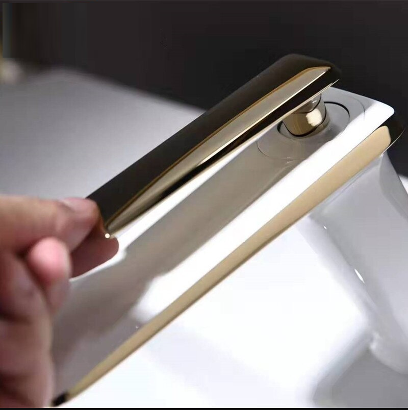 Baterie Lavoar Inalta Luxury Line Golden White 004 Sink Battery