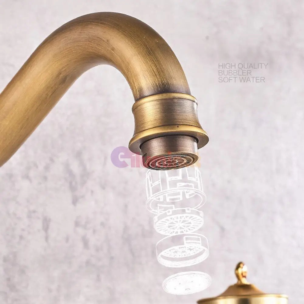 Baterie Lavoar Medie Bronz Antichizat 1724D Sink Faucet