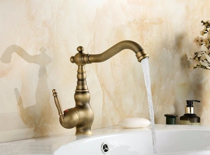 Baterie Lavoar Medie Bronz Antichizat 1729D Sink Faucet
