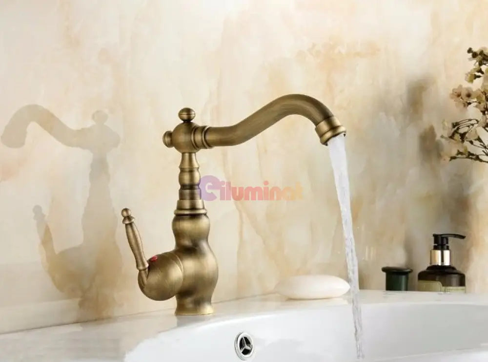 Baterie Lavoar Medie Bronz Antichizat 1729D Sink Faucet