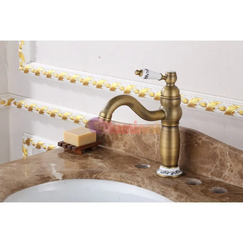 Baterie Lavoar Medie Bronz Antichizat 1761D Sink Faucet