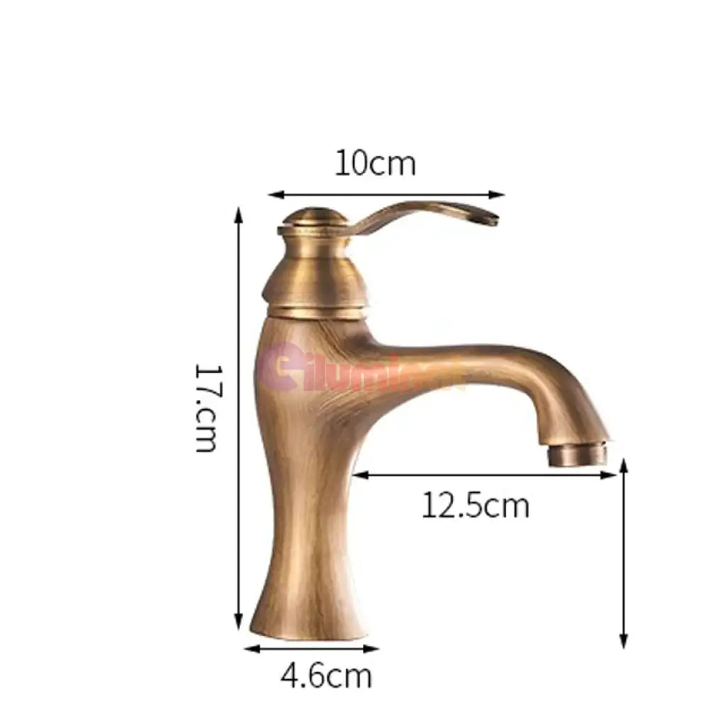 Baterie Lavoar Medie Bronz Antichizat 1762D Sink Faucet