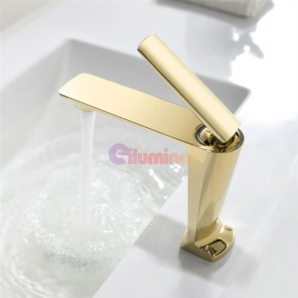 Baterie Lavoar Medie Luxury Line Golden Beauty 001 Sink Faucet