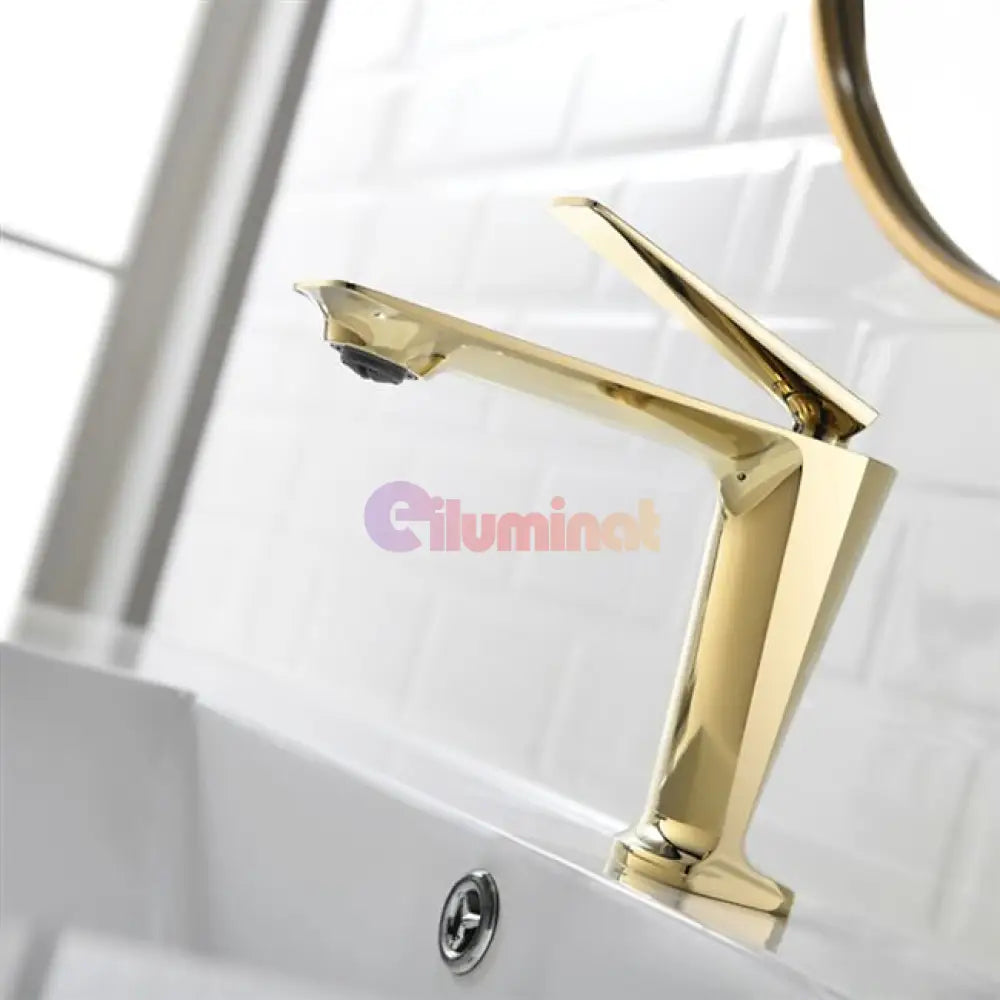 Baterie Lavoar Medie Luxury Line Golden Beauty 001 Sink Faucet