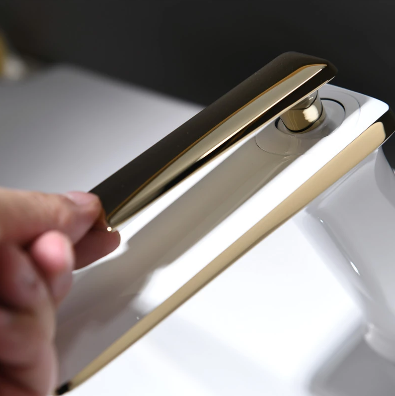 Baterie Lavoar Inalta Luxury Line Golden White 004 Sink Battery