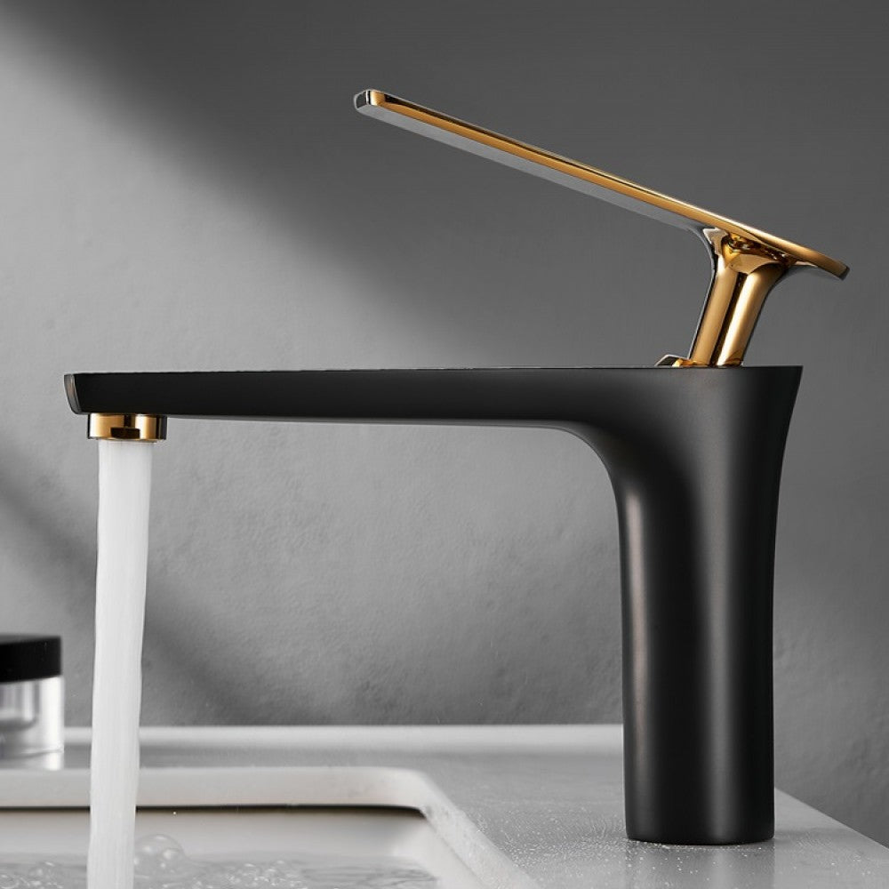Baterie Lavoar Medie Luxury Line Black Gold Smk032 Sink Faucet