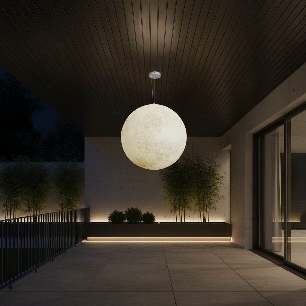 Felinar Glob Suspendat MOONGLOW 60CM