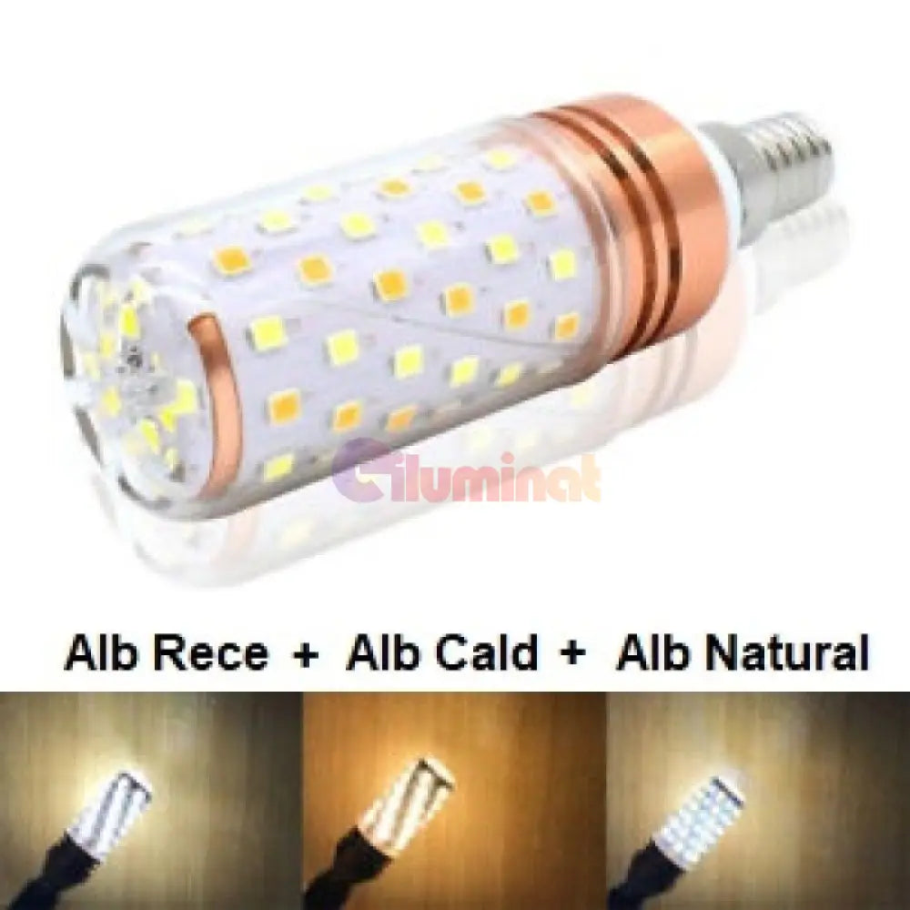 Bec Led E14 16W Corn / 3 Functii Lumina Echivalent 120W Bulb