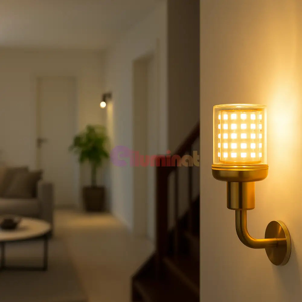 Bec LED E14 22W 3 functii lumina LED BULB