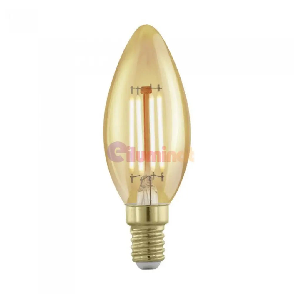 Bec Led E14 4W Filament Lumanare Fumuriu Dimabil