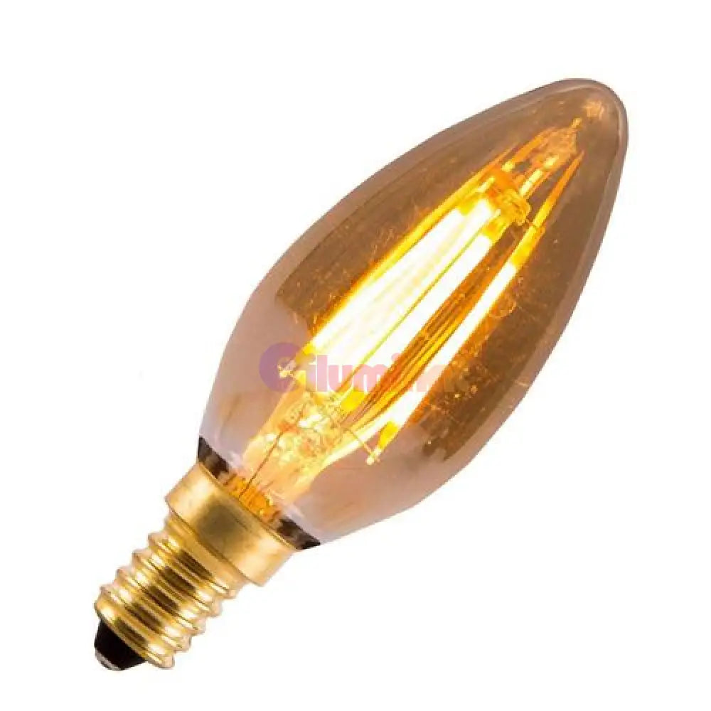 Bec Led E14 4W Filament Lumanare Fumuriu Dimabil