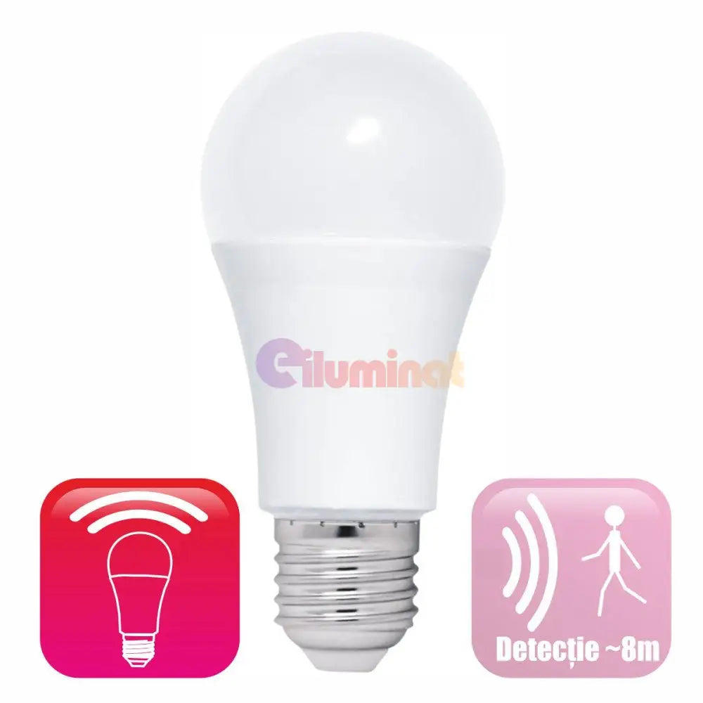 Bec Led E27 12W Senzor Miscare Microunde Bulb