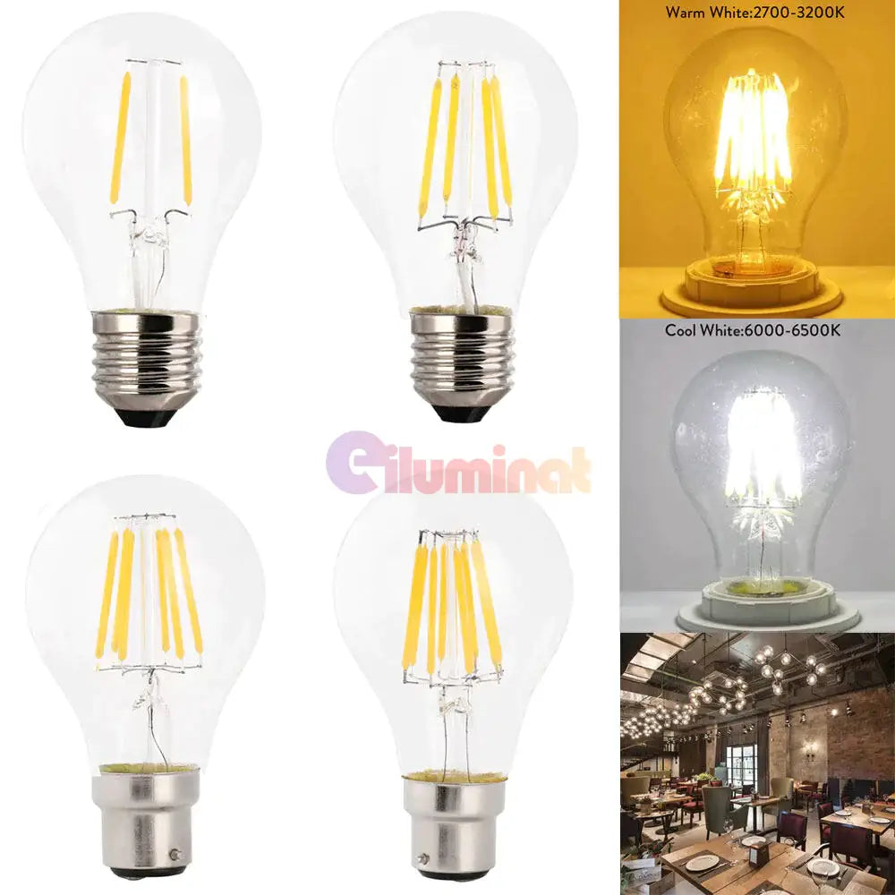 Bec Led E27 14W Filament A70 Bulb