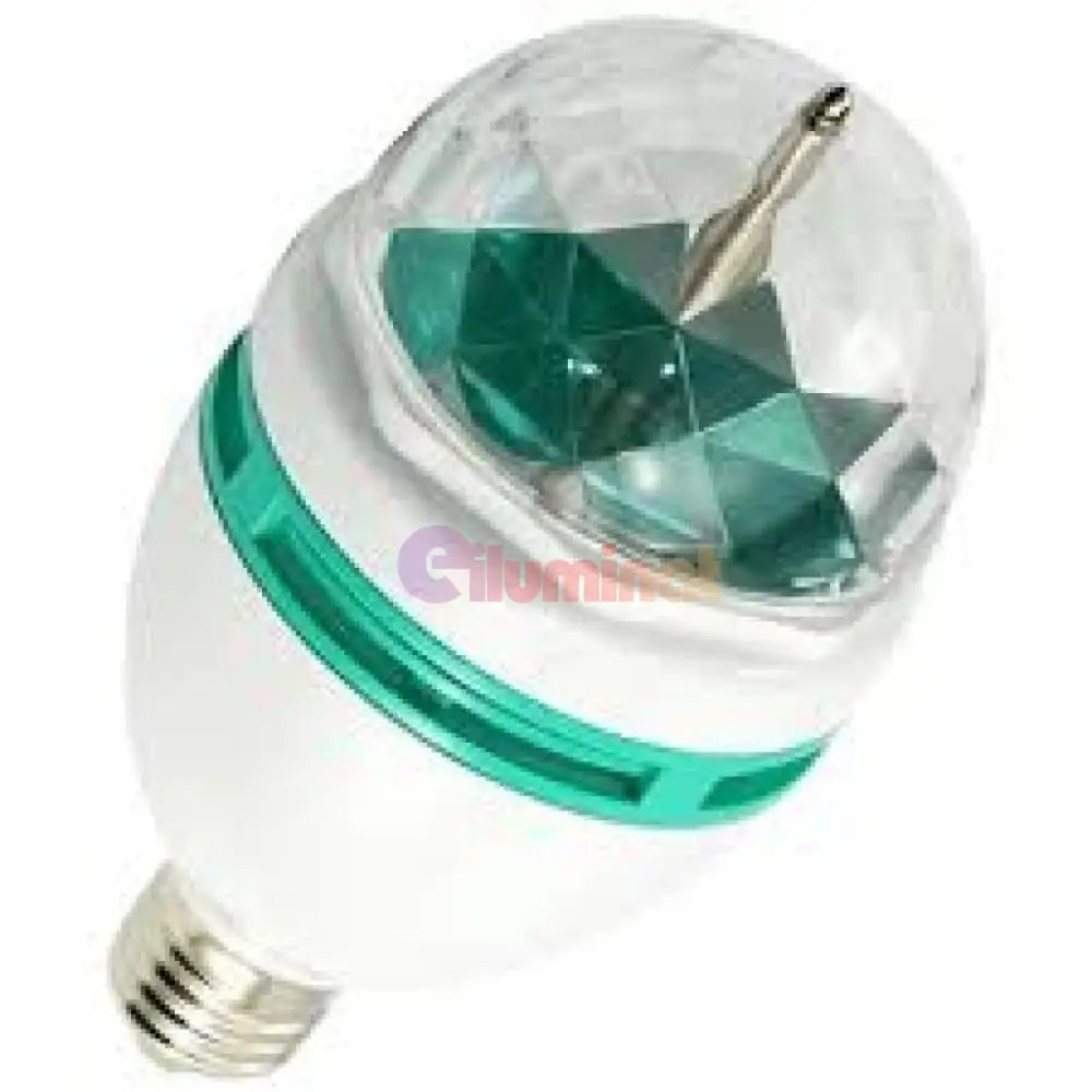 Bec Led E27 3W Cristal Multicolor Autorotativ Bulb