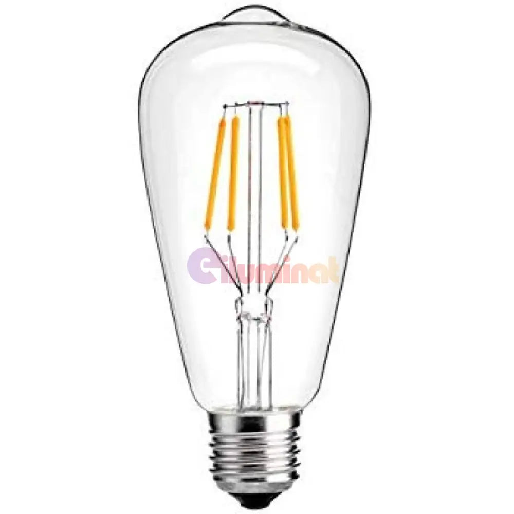 Bec Led E27 4W Filament St64 Dimabil Bulb