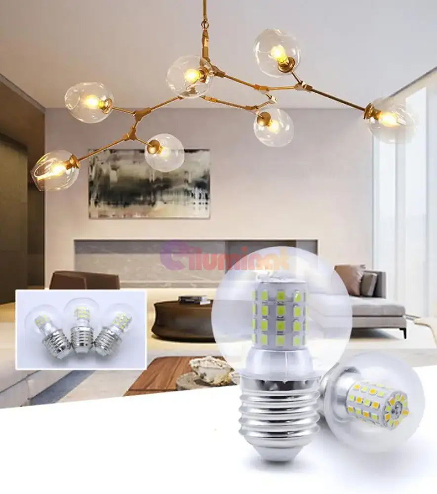 Bec LED E27 G45 9W SMD Transparent LED BULB