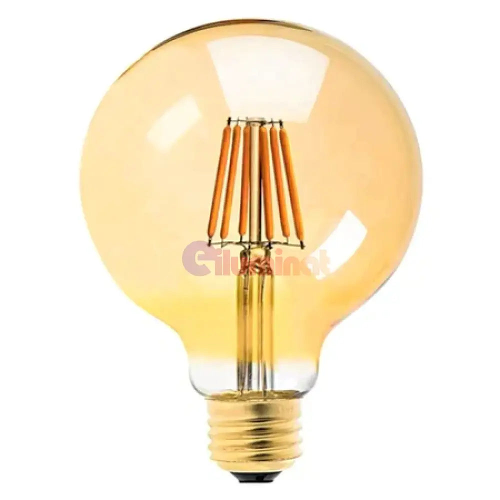 Bec Led E27 Vintage G95 6W Bulb