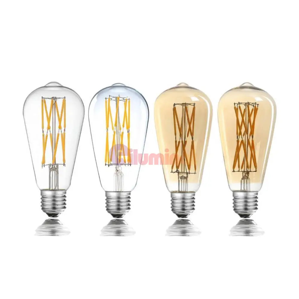 Bec Led E27 Vintage St64 12W Echivalent 100W Bulb