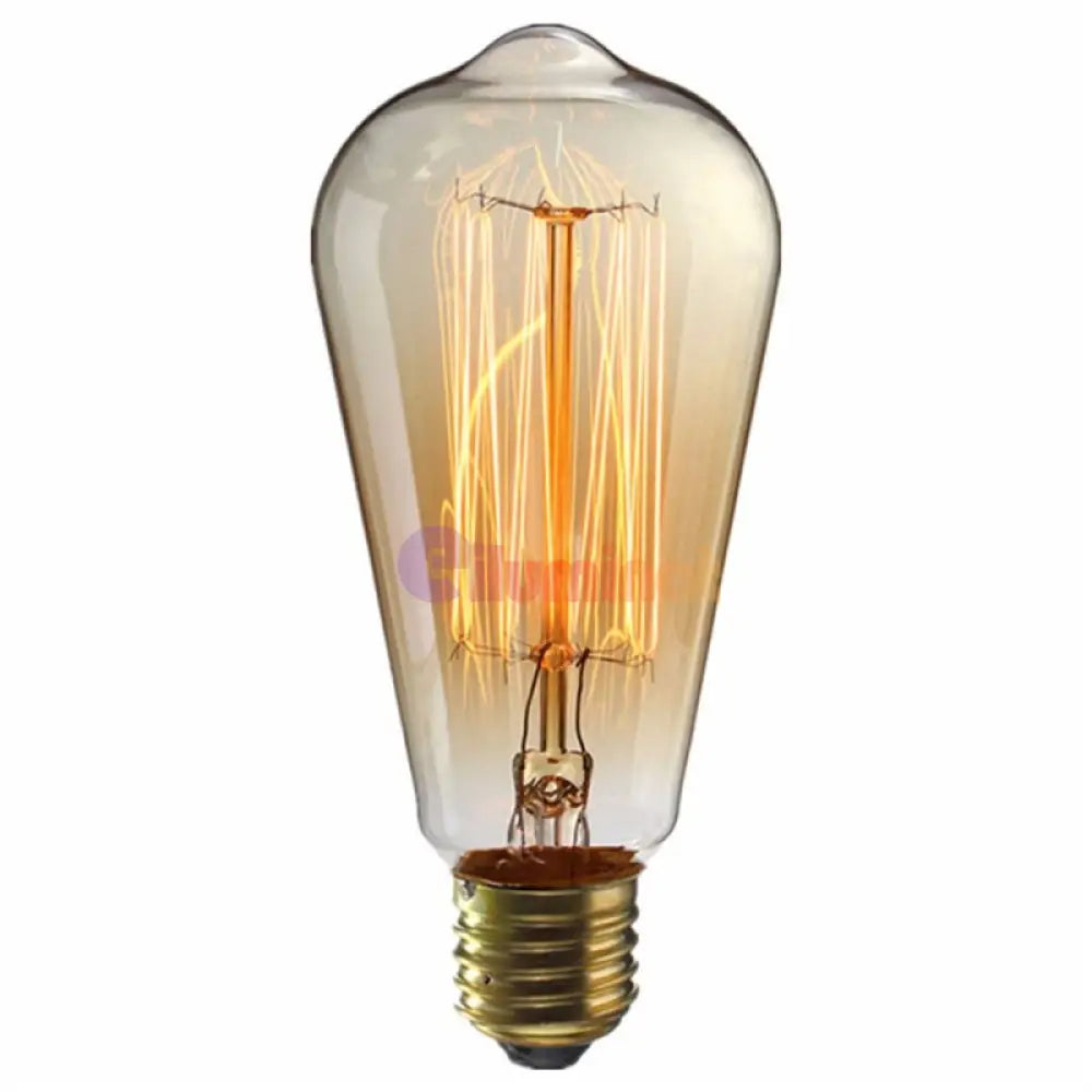 Bec Vintage Decorativ E27 St64 60W Light Bulb